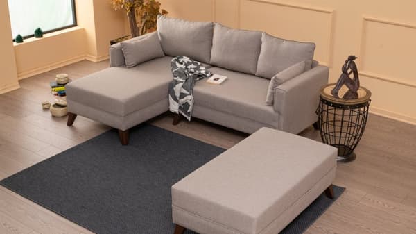 Chic Home Bea kulmavuodesohva rahilla 205x140 cm L, ruskea