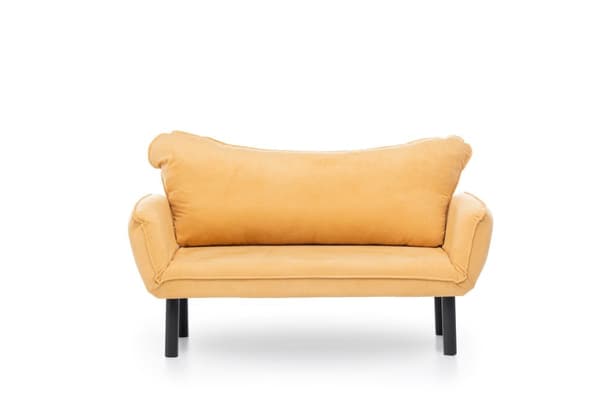 Chic Home Chloe 2-istuttava vuodesohva 140 cm, keltainen
