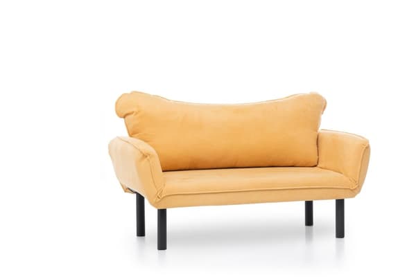 Chic Home Chloe 2-istuttava vuodesohva 140 cm, keltainen