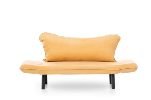Chic Home Chloe 2-istuttava vuodesohva 140 cm, keltainen