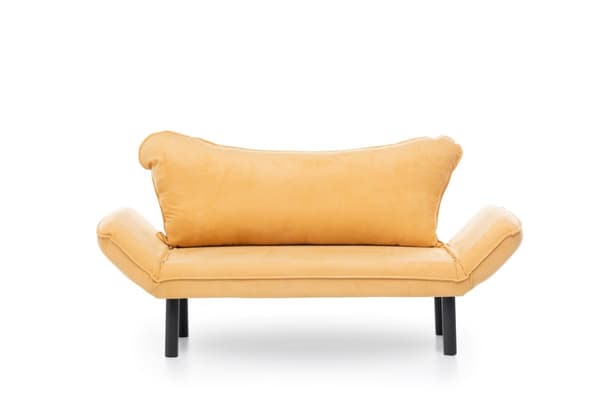 Chic Home Chloe 2-istuttava vuodesohva 140 cm, keltainen