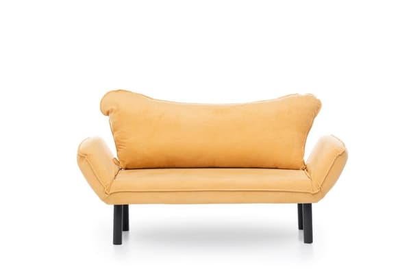 Chic Home Chloe 2-istuttava vuodesohva 140 cm, keltainen