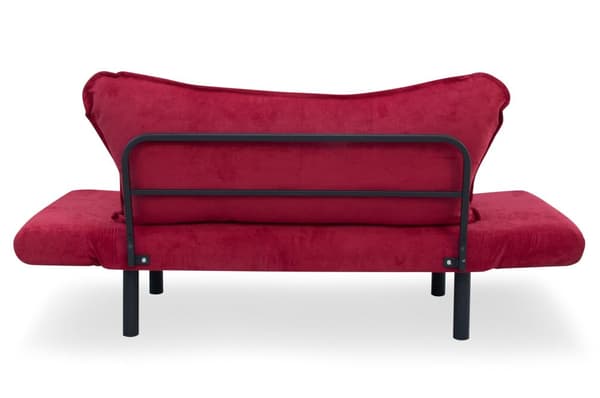 Chic Home Chloe 2-istuttava vuodesohva 140 cm, tummanpunainen