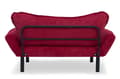 Pikkukuva 4 / 7: Chic Home Chloe 2-istuttava vuodesohva 140 cm, tummanpunainen