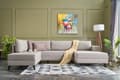 Pikkukuva 1 / 9: Chic Home Elsa kulmavuodesohva divaanilla 300x202 cm, vaaleanbeige