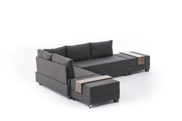 Chic Home Floora kulmavuodesohva 210x280 cm L, antrasiitti
