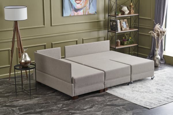 Chic Home Floora kulmavuodesohva 210x280 cm L, vaaleanbeige