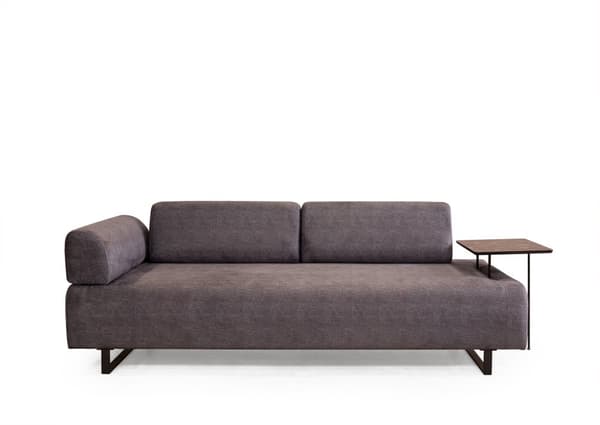 Chic Home Inkeri 3-istuttava vuodesohva sivupöydällä 220 cm, antrasiitti