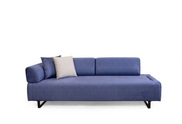 Chic Home Inkeri 3-istuttava vuodesohva sivupöydällä 220 cm, sininen