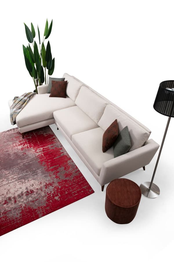 Chic Home Maaninka kulmavuodesohva divaanilla 303x168 cm, L vaaleanbeige