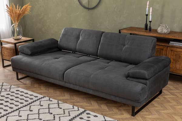 Chic Home Moona 3-istuttava vuodesohva 239 cm, antrasiitti