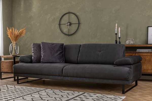 Chic Home Moona 3-istuttava vuodesohva 239 cm, antrasiitti