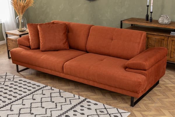 Chic Home Moona 3-istuttava vuodesohva 239 cm, ruoste
