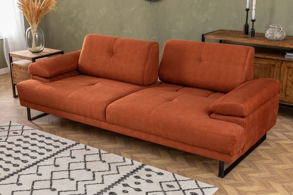 Chic Home Moona 3-istuttava vuodesohva 239 cm, ruoste