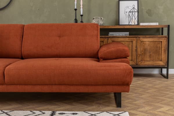 Chic Home Moona 3-istuttava vuodesohva 239 cm, ruoste