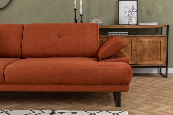 Chic Home Moona 3-istuttava vuodesohva 239 cm, ruoste