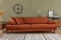 Pikkukuva 1 / 9: Chic Home Moona 3-istuttava vuodesohva 239 cm, ruoste