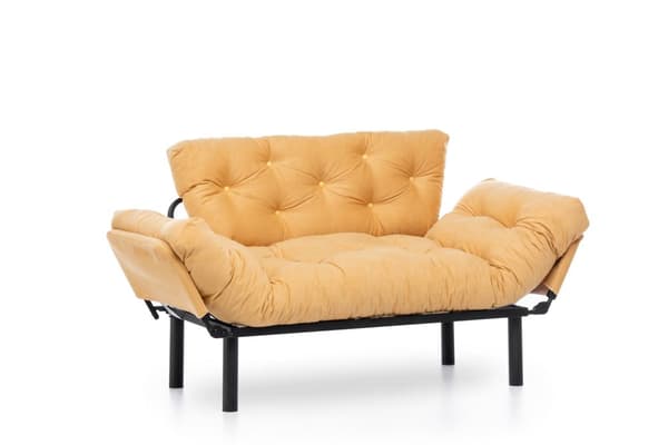 Chic Home Nikka 2-istuttava vuodesohva 155 cm, keltainen