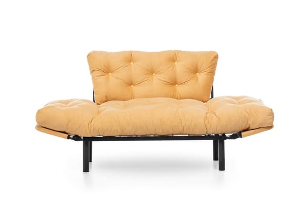Chic Home Nikka 2-istuttava vuodesohva 155 cm, keltainen