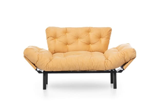 Chic Home Nikka 2-istuttava vuodesohva 155 cm, keltainen