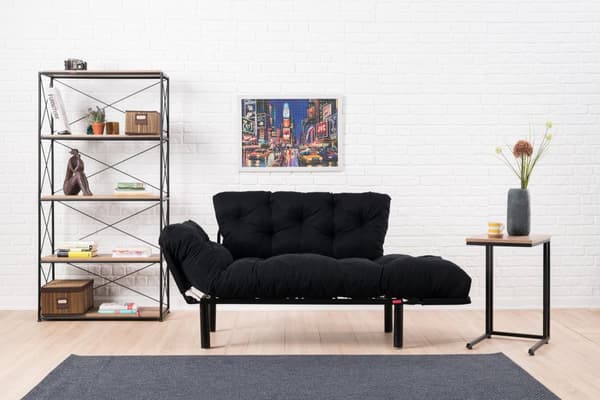 Chic Home Nikka 2-istuttava vuodesohva 155 cm, musta