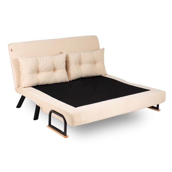 Chic Home Saima 2-istuttava vuodesohva 133 cm, vaaleanbeige