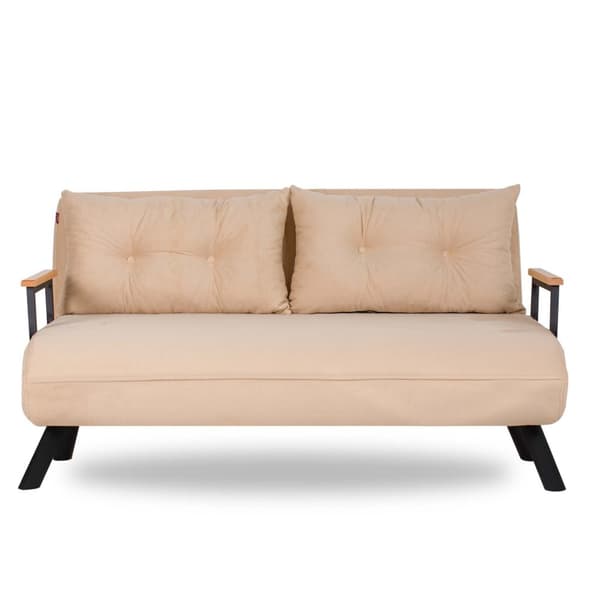 Chic Home Saima 2-istuttava vuodesohva 133 cm, vaaleanbeige