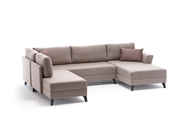 Chic Home Väinö kulmavuodesohva 2 divaanilla 300x202xK78 cm, beige