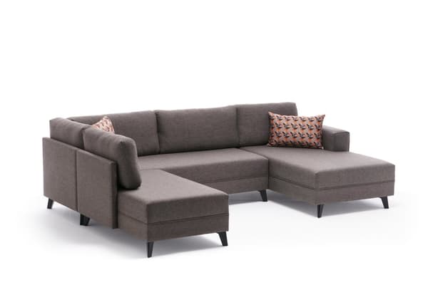 Chic Home Väinö kulmavuodesohva 2 divaanilla 300x202xk78 cm, taupe