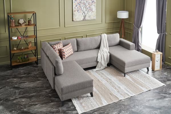 Chic Home Väinö kulmavuodesohva 2 divaanilla 300x202xk78 cm, taupe