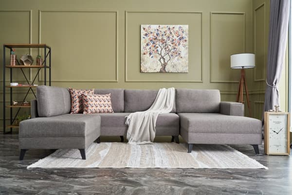 Chic Home Väinö kulmavuodesohva 2 divaanilla 300x202xk78 cm, taupe