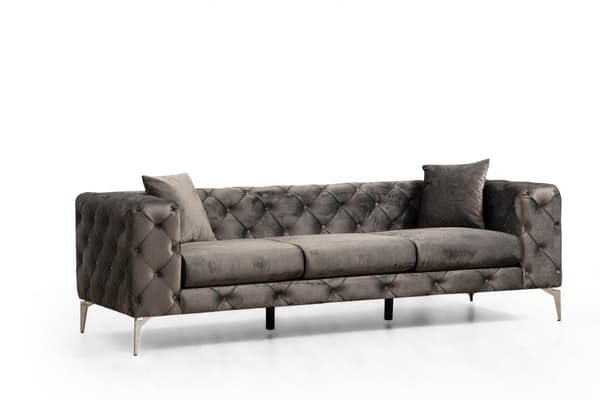 Chic Home Aino 3-istuttava sohva 237 cm, antrasiitti
