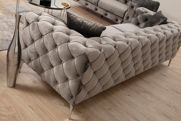 Chic Home Aino 3-istuttava sohva 237 cm, antrasiitti