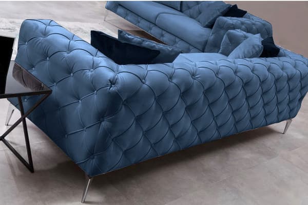 Chic Home Aino 3-istuttava sohva 237 cm, vaaleansininen