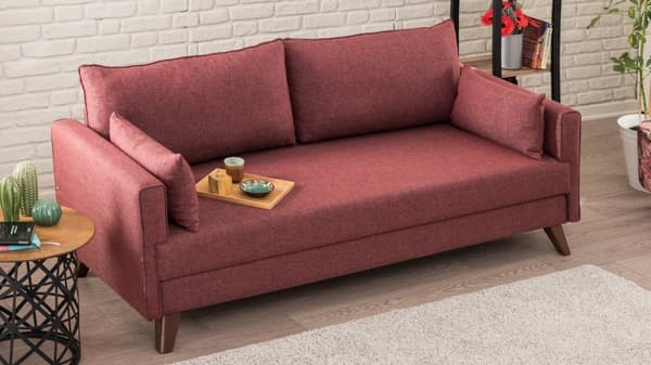 Chic Home Bea 3-istuttava sohva 208 cm, punainen