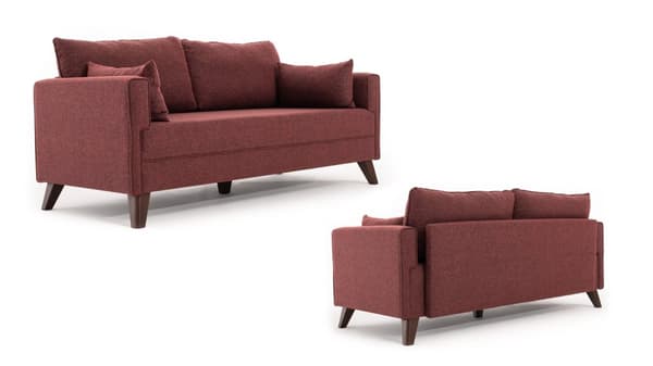 Chic Home Bea 3-istuttava sohva 208 cm, punainen
