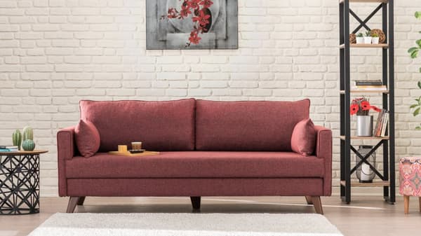 Chic Home Bea 3-istuttava sohva 208 cm, punainen