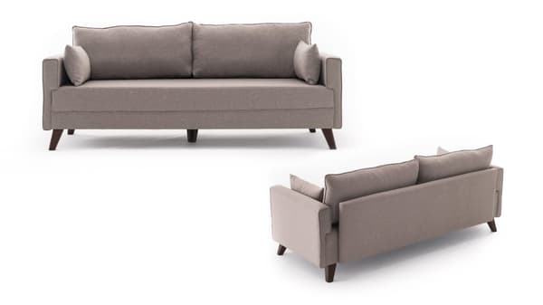 Chic Home Bea 3-istuttava sohva 208 cm, ruskea