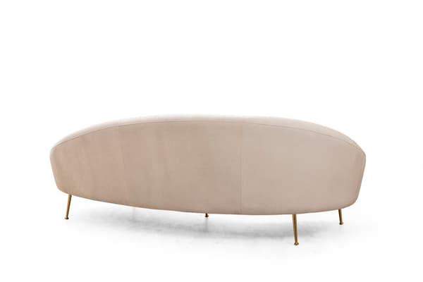 Chic Home Else 3-istuttava sohva, kaareva 255x120 cm L, beige