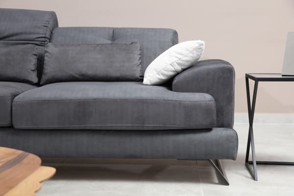 Chic Home Friida 3-istuttava sohva 225 cm, antrasiitti