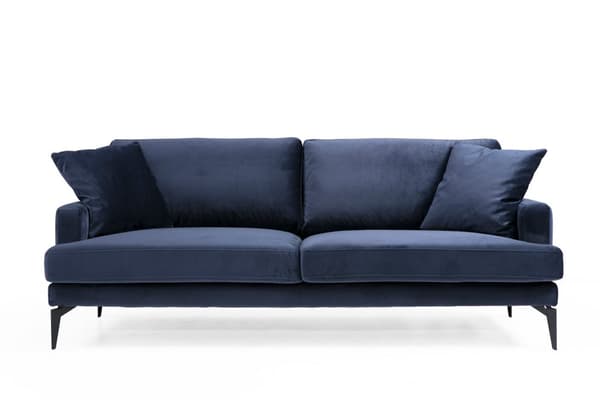 Chic Home Pauliina 3-istuttava sohva 205 cm, tummansininen