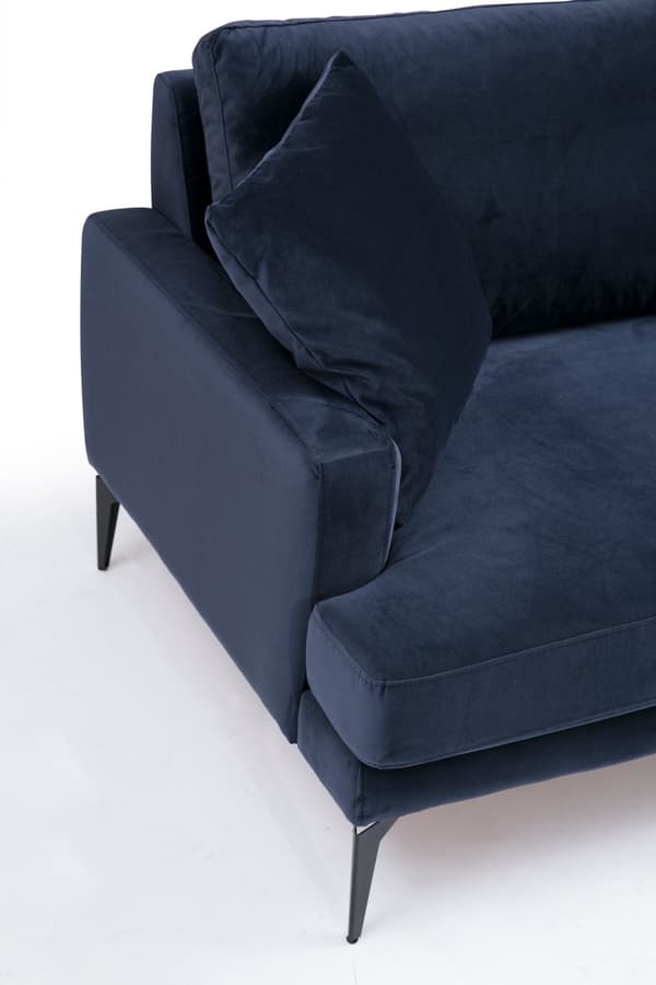 Chic Home Pauliina 3-istuttava sohva 205 cm, tummansininen