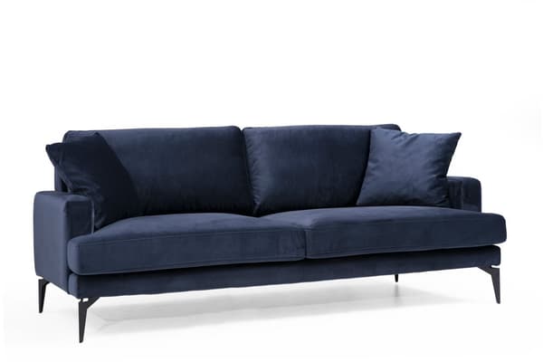 Chic Home Pauliina 3-istuttava sohva 205 cm, tummansininen