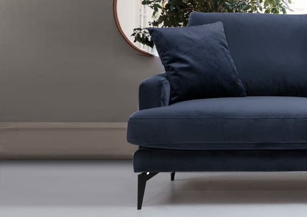 Chic Home Pauliina 3-istuttava sohva 205 cm, tummansininen