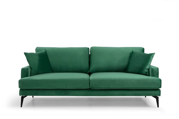 Chic Home Pauliina 3-istuttava sohva 205 cm, vihreä
