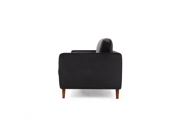 Chic Home Rebekka 3-istuttava sohva 215 cm, musta