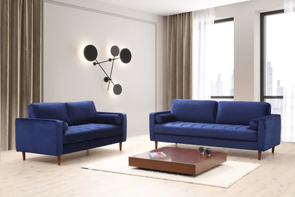 Chic Home Rebekka 3-istuttava sohva 215 cm, sininen
