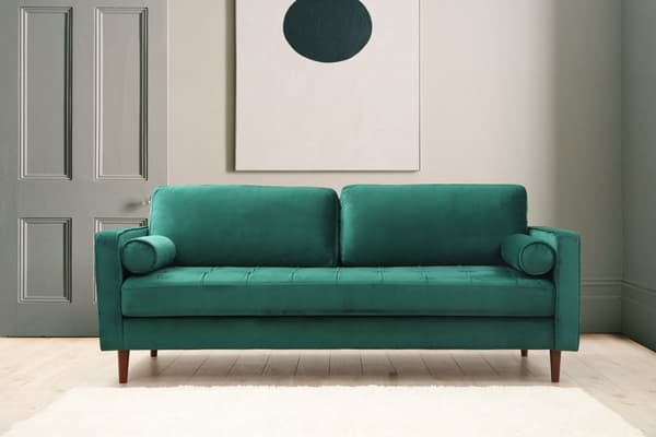 Chic Home Rebekka 3-istuttava sohva 215 cm, vihreä