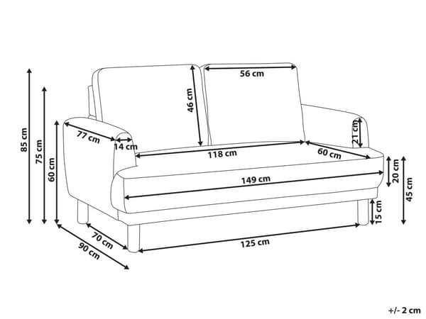 Sofa Hvid Boucle 2 Personers Tyk Polstret Dyb Blød Stofsofa til Stuen Moderne Inspiration Stue Møbel Moderne