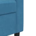 Miniatyrbillede 8 af 9: vidaXL 2-personers sofa 120 cm fløjl blå